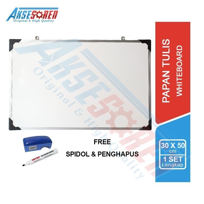 

Terbaru Papan Tulis Whiteboard [30 X 50 Cm] / White Board Belajar Sekolah Promo Terlaris