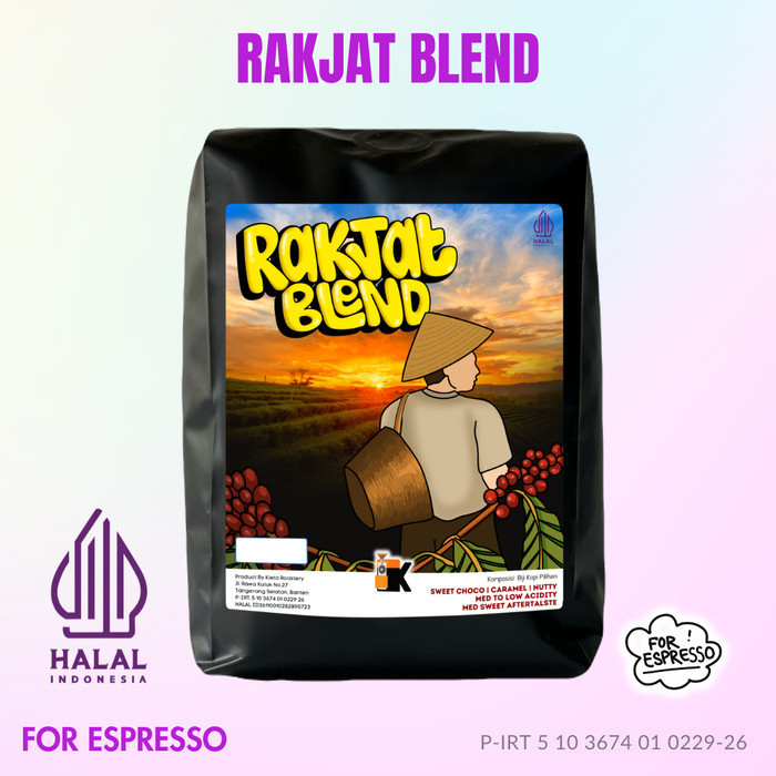 

Kopi Rakjat Blend Untuk Kopi Susu 250Gr