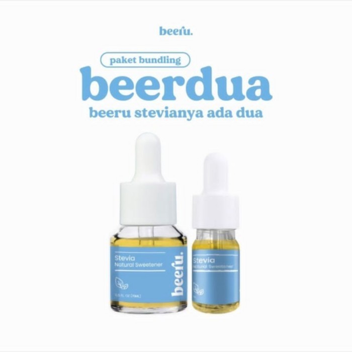 

Beeru Stevia Sweetener 5Ml+15Ml, Gula Cair 0Kalori Utk Diet & Diabetes - Adelineez