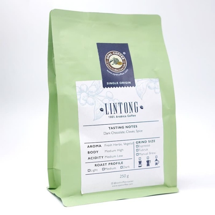 

Opal Coffee - Lintong Arabica Roasted Beans 250G