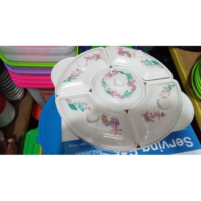 Prasmanan Set Melamin Onyx / Wadah Saji (35 cm) AS01