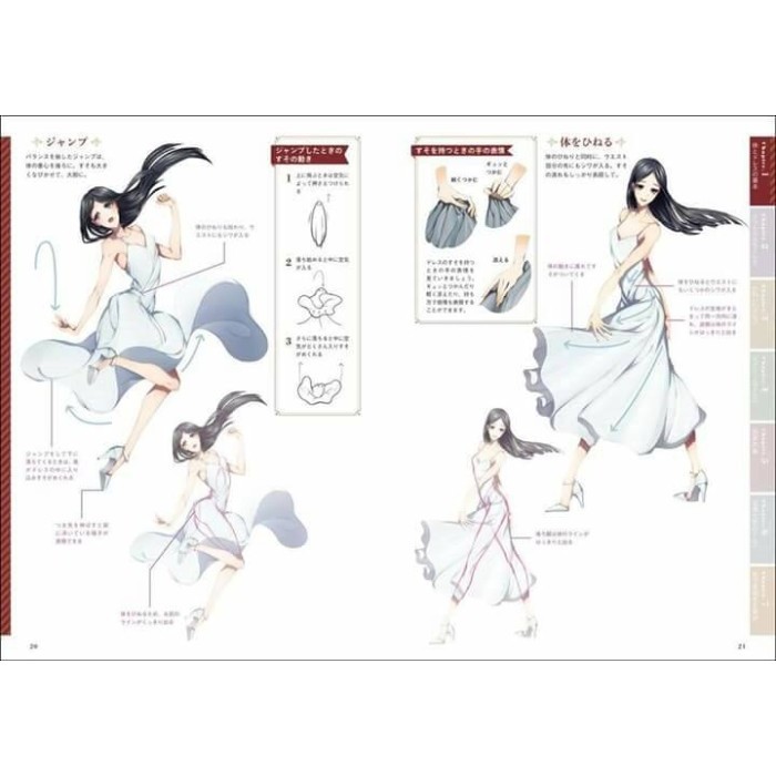 How To Draw A Dress (Anime Style) - Tutorial Book