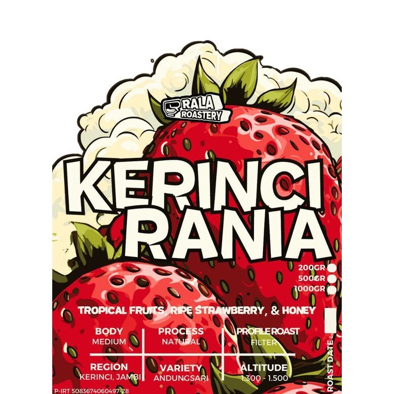 

Kopi Arabika Kerinci Natural | Biji Kopi Single Origin Arabica 200Gr