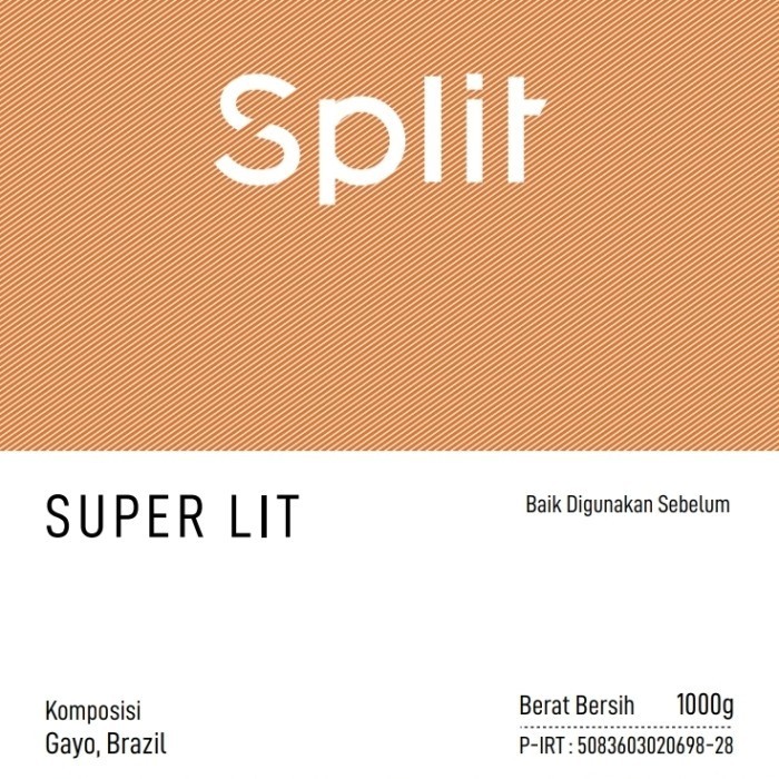 

Super Lit Espresso Blend 1Kg Split Coffee