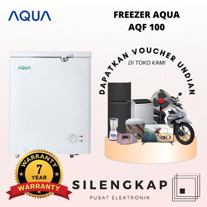 CHEST FREEZER BOX AQUA AQF100, 100 LITER