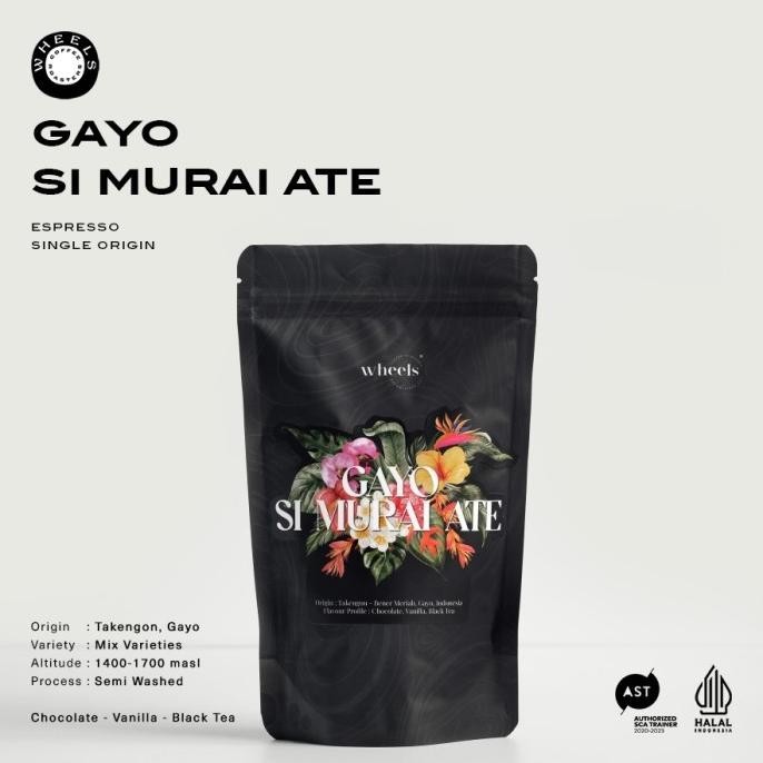 

Single Origin Espresso Arabica Coffee : Gayo Si Murai Ate 1Kg