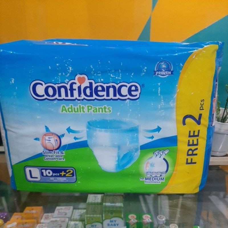 CONFIDENCE PAMPERS DEWASA L 10 PCS