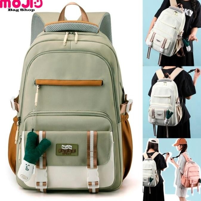 Tas Sekolah Anak Perempuan SMP SMA/Ransel Wanita Backpack Besar