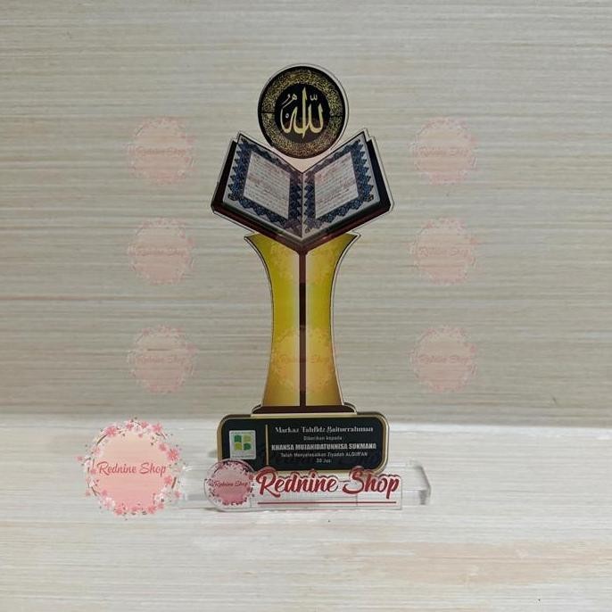 CR - Plakat Akrilik/Piala Akrilik Custom/Piala Juara/Piala Murah/Tahfidz/Piala Lomba/Kado/Hadiah Mur