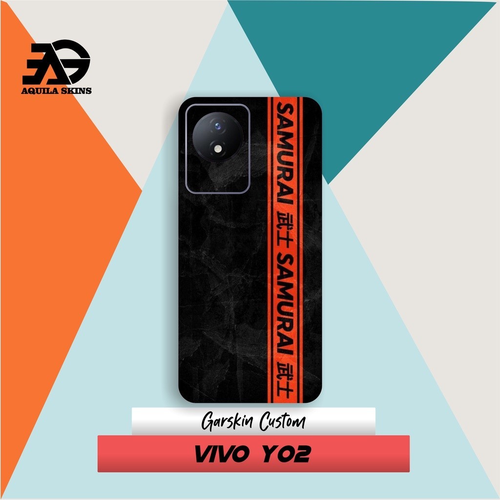 VIVO Y02 Garskin Hp Stiker Hp Skin Handphone Stiker Casing Anti Jamur Custom-Isi 2