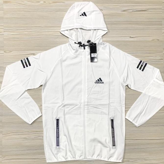 KAOS JAKET ADIDAS MICRO PRIA LENGAN PANJANG TOPI KUPLUK IMPORT RUNNING MRS01