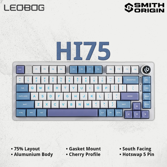 Ready LEOBOG Hi75 Fullbuild 75% Wired Mechanical Keyboard