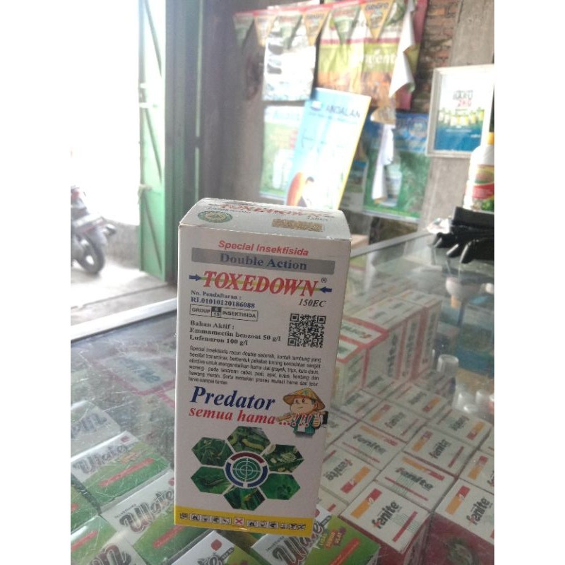obat pertanian insektisida TOXEDOWN 150ec 250ml
