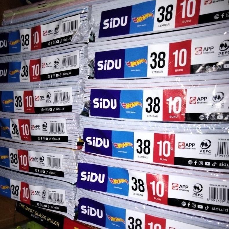 

SIDU BUKU TULIS HOT WHEELS 38 LEMBAR ( 1 PAK ISI 10 BUKU ) TERLARIS