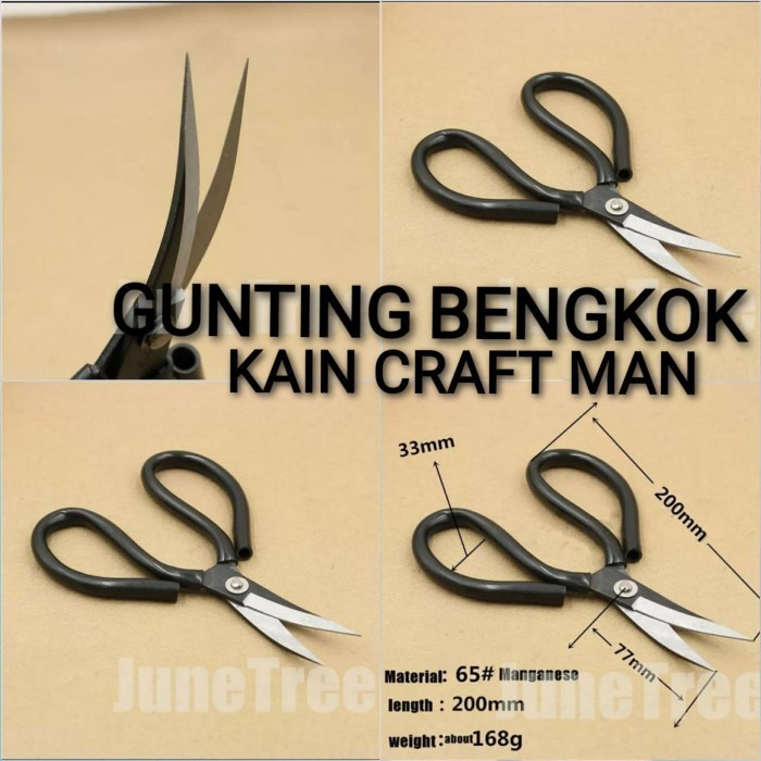 

Terlaris () Gunting Craftman Cut I Gunting Bengkok Melengkung I Gunting Kain SALE