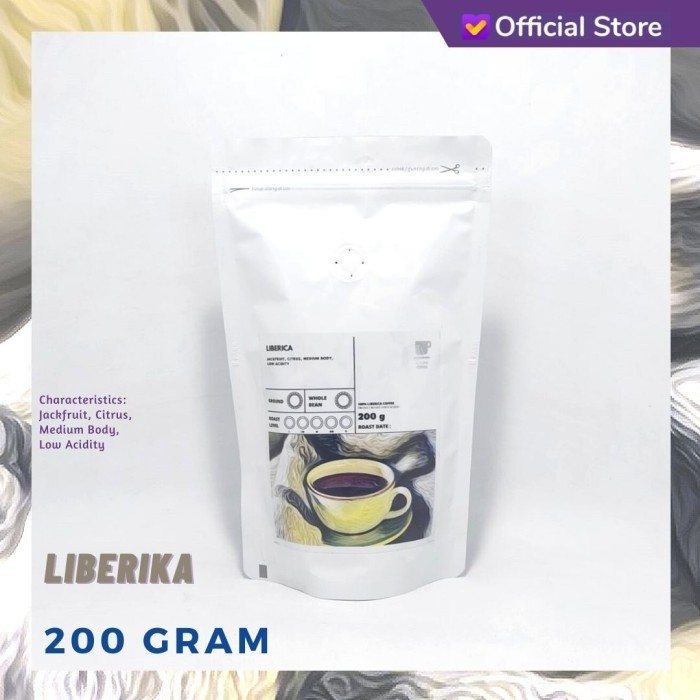 

Ready KOPI LIBERICA 200 GRAM BY SUTOYO COFFEE LIBERIKA SINGLE ORIGIN