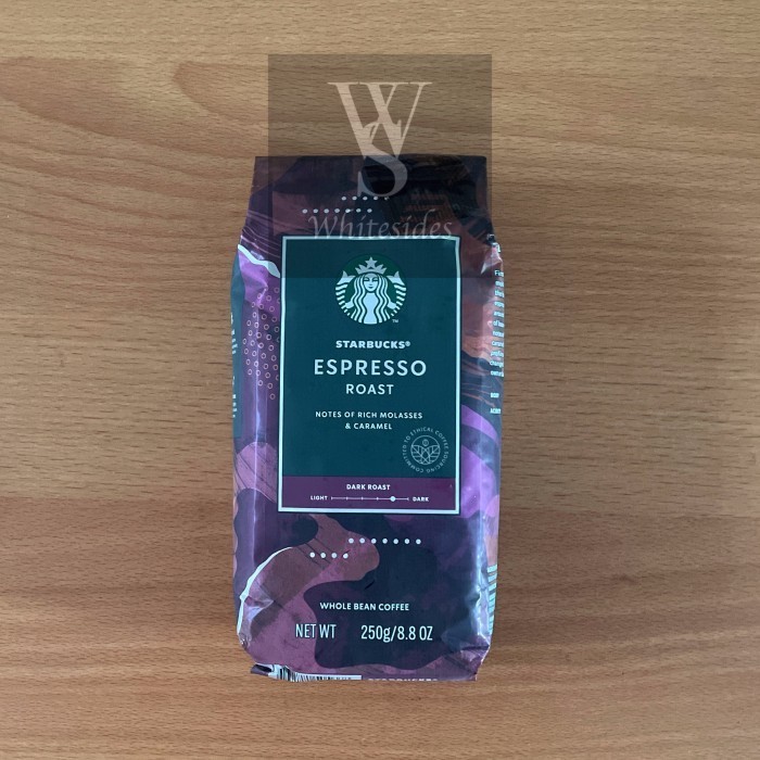 

Ready Starbucks Espresso - Whole Bean Dark Roast 250gr Biji Kopi Coffee