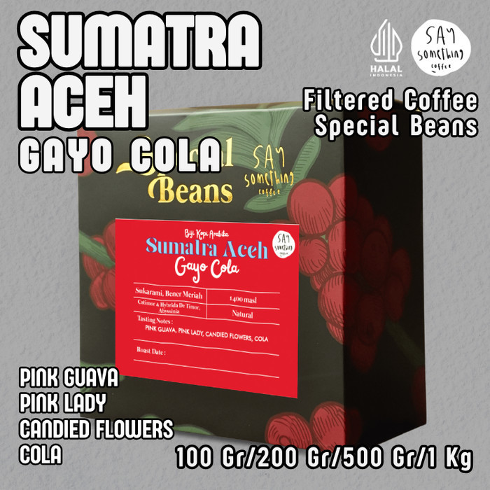 

Ready Biji Kopi Arabika Sumatra Aceh Gayo Cola - FIlter