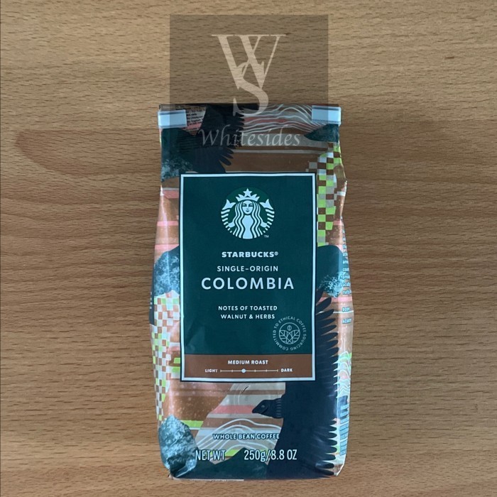 

Ready Starbucks Colombia - Whole Bean Medium Roast 250gr Biji Kopi Coffee