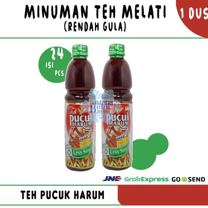 

Ready Teh Pucuk Harum Melati Less Sugar 350ml (1 Dus = 24 Pcs)