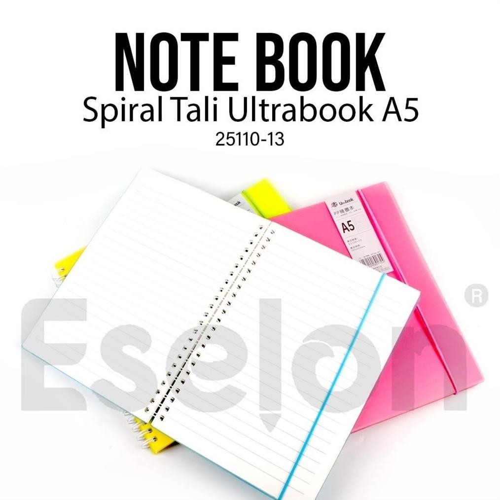 

DIARY SPIRAL+TALI A5 OFFICE ULTRABOOK 25110-13 / NOTEBOOK A5 80LBR SIAP KIRIM
