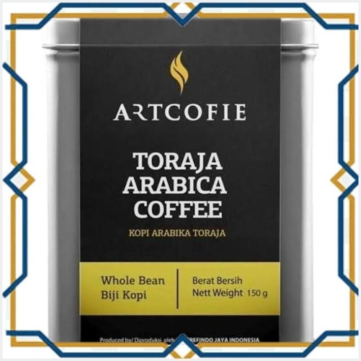 

[GDS] ARTCOFIE TORAJA ARABICA COFFEE WHOLE BEAN TIN BOX 150 GR
