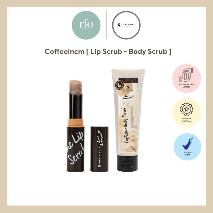 Somethinc X Kopi Kenangan Coffeeinc [ Lip Scrub - Body Scrub ]