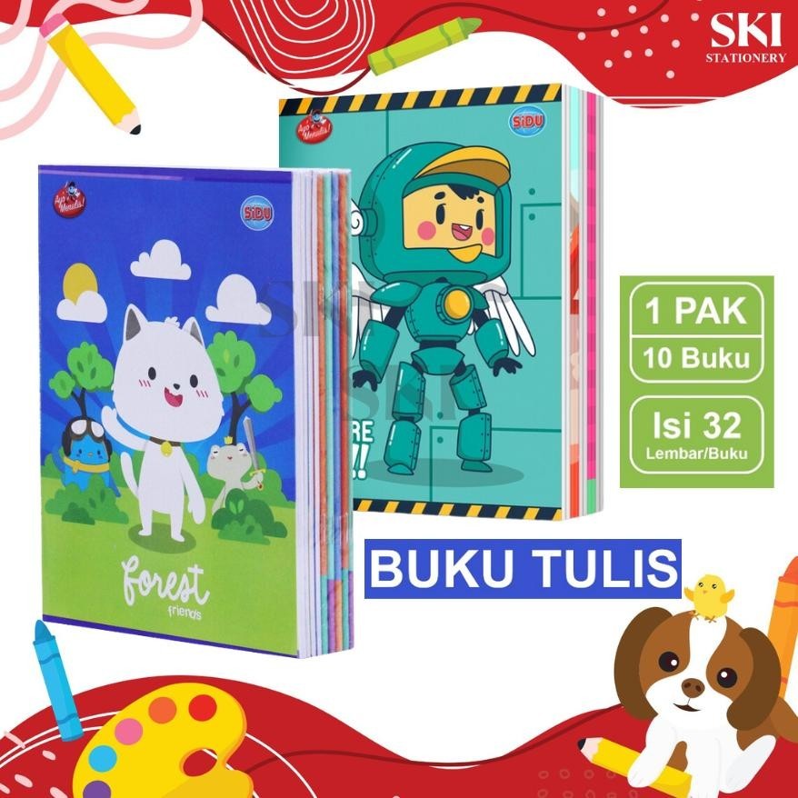 

SIDU BUKU TULIS ISI 32 LEMBAR ORIGINAL PRODUK