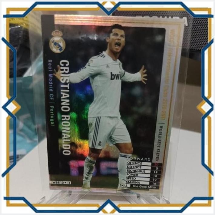 [PTW] KARTU BOLA PANINI WCCF CRISTIANO RONALDO REAL MADRID BEST OF CR7 FOIL