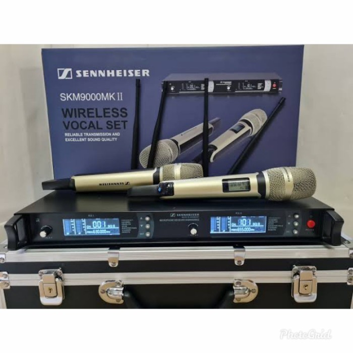 Mic Wireless Sennheiser Skm9000 Mk Ii 4 Antena Skm 9000 Mk2 Uhf