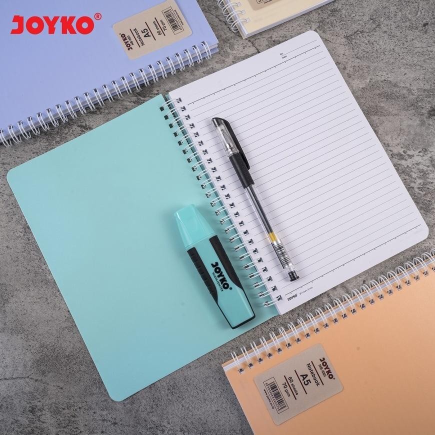 

RULED NOTEBOOK DIARY AGENDA BUKU CATATAN BERGARIS JOYKO NB-680 60 LEMBAR TERMURAH BANGET