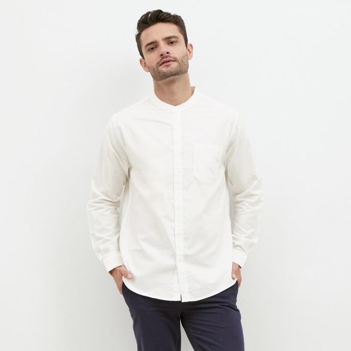 M231 Kemeja Pria Shanghai Warna Putih 1552A
