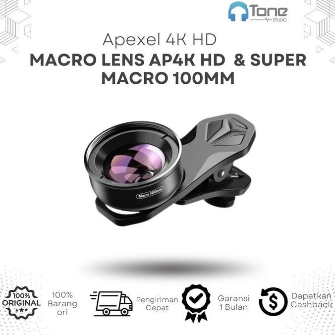 Macro Lens Apexel 4K HD Super Macro 100mm