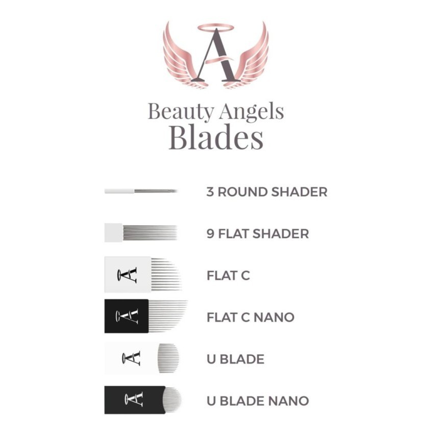 Beauty Angels Microblading Blade Pin Jarum Sulam Alis