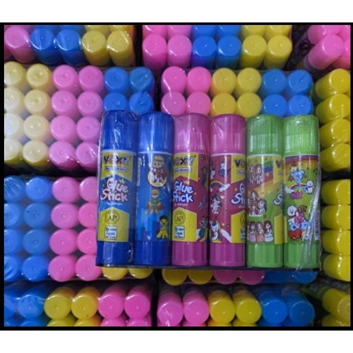 

lem kertas ting we glue stik kecil 10gr tanpa racun perpack isi 24 pcs K01