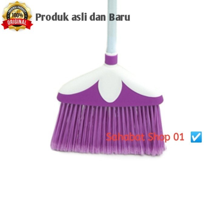 Sapu - Sapu Seri Bunga - Ungu Putih