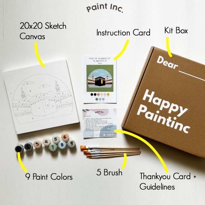 

Paint by Numbers Kit: Mecca Paint Inc. ID Painting Kit K01