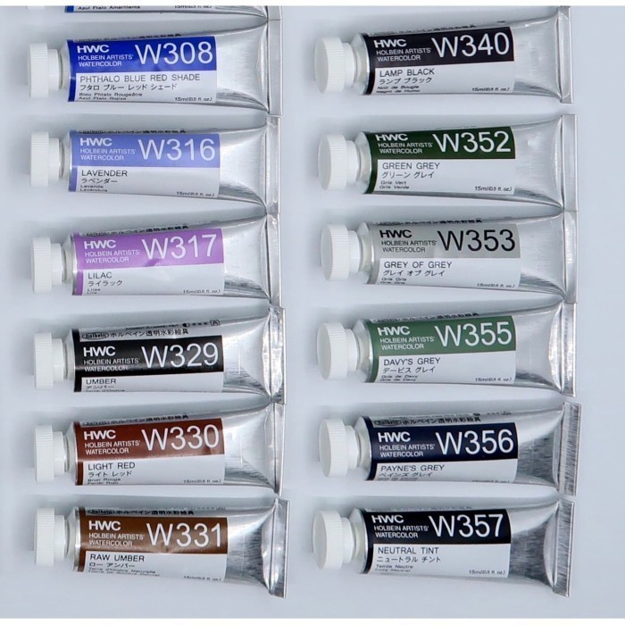 

Holbein Artists' SERIES A Watercolour Paint 5ml Part 2 K01