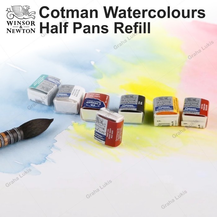 

Winsor & Newton Cotman Watercolour Half Pans - Refill varian 2 K01
