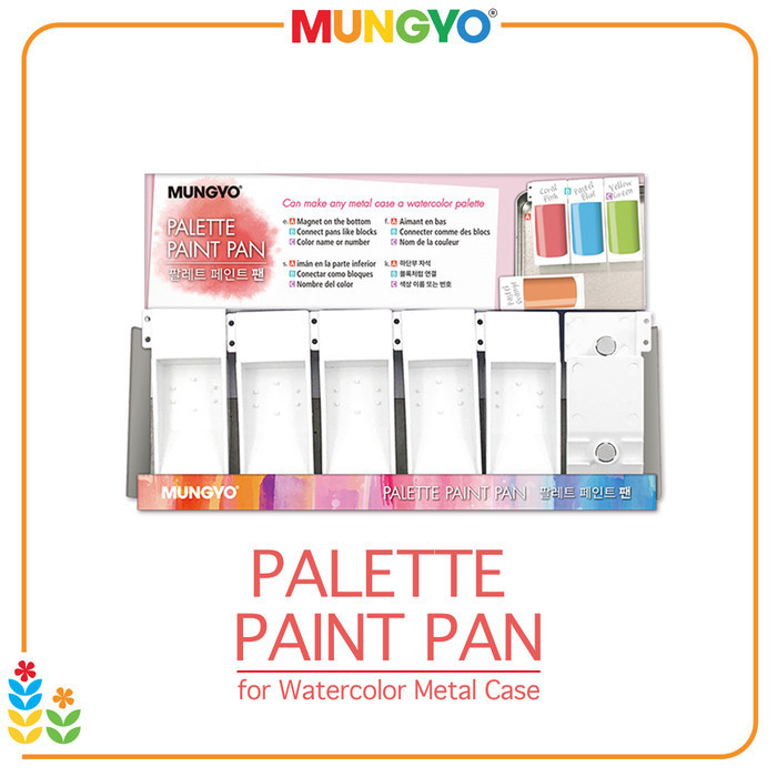 

Mungyo Palette Paint Pan for Watercolor Metal Case K01