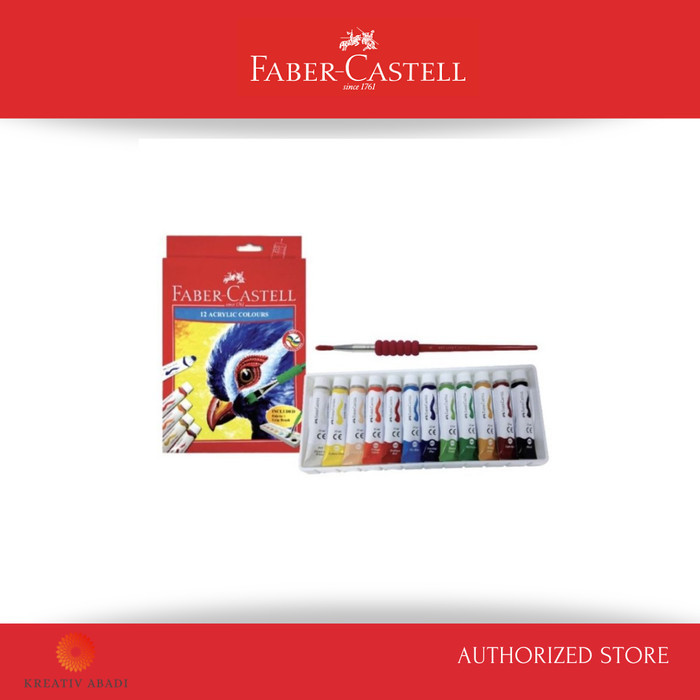 

Faber-Castell Acrylic tube 12 ml - 12 colours K01