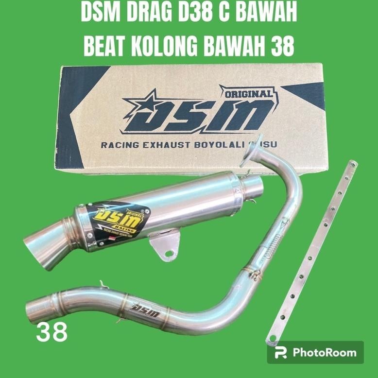 Original Knalpot Dsm Drag 38 C Bawah Beat Mio Vario N Max Aerox Pcx All Matic Original