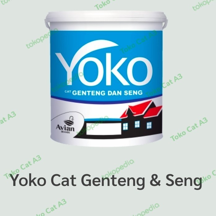 Cat Genteng Yoko 4Kg -Cat Genteng Dan Seng Yoko 4Kg