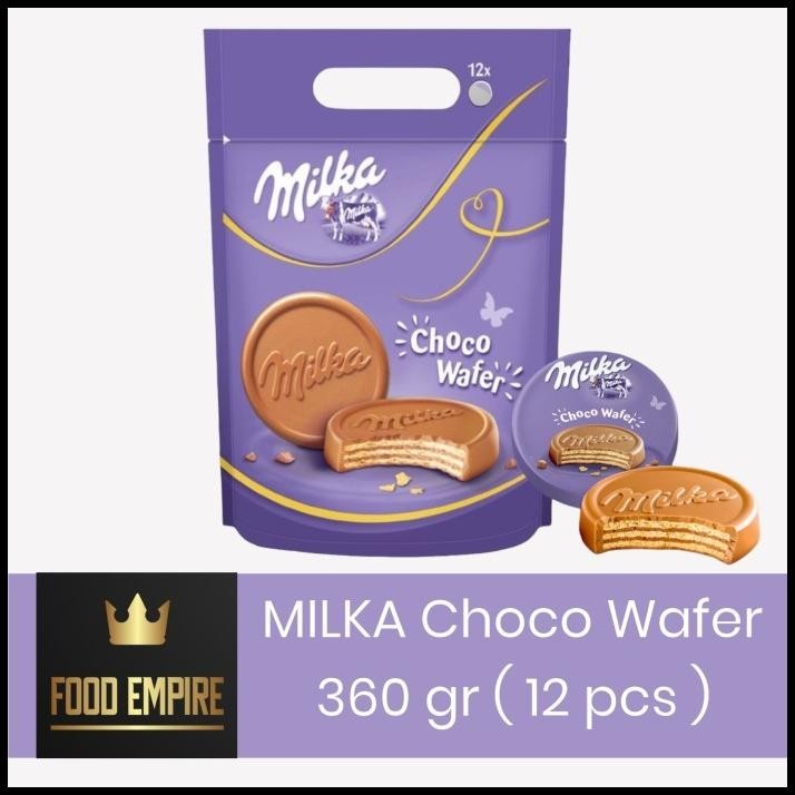 

Milka Choco Wafer Biscuit Collection 360Gr | Biskuit Cokelat Isi 12Pcs