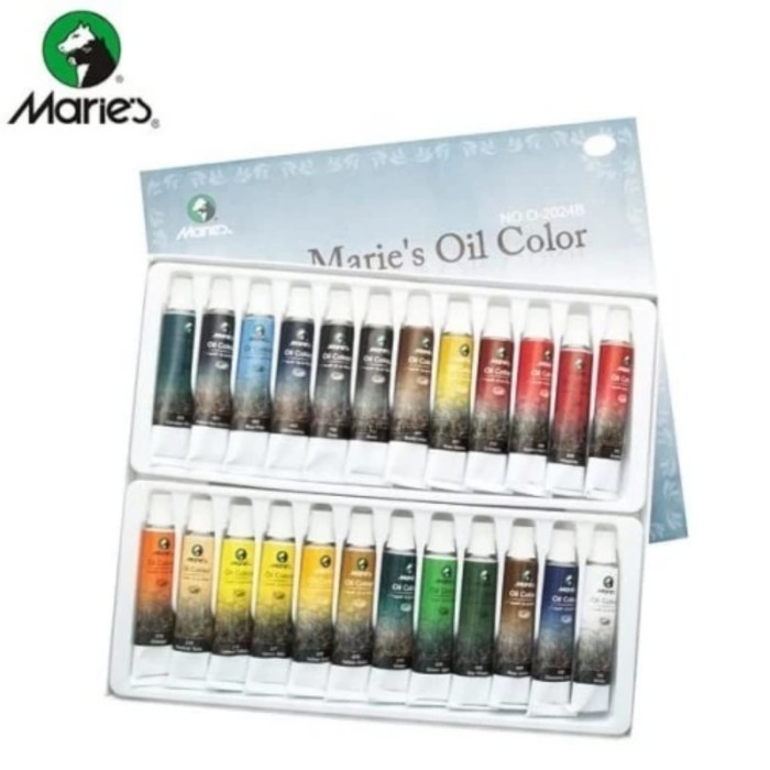 

Maries Oil Color set 24 x 12ml Cat Minyak K01