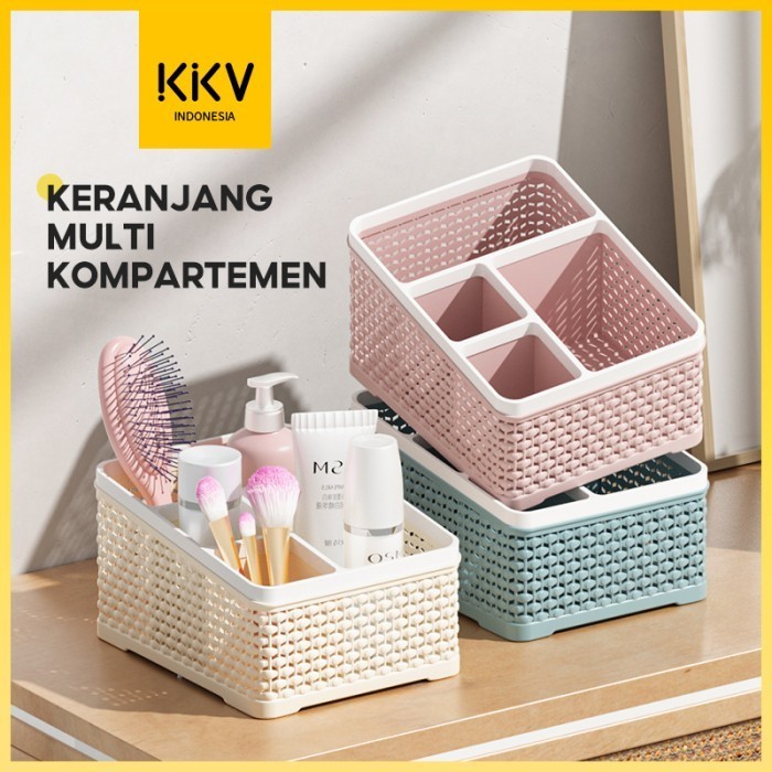 

KKV SUNMIKI Desk Organizer Keranjang Meja Kecil Serbaguna
