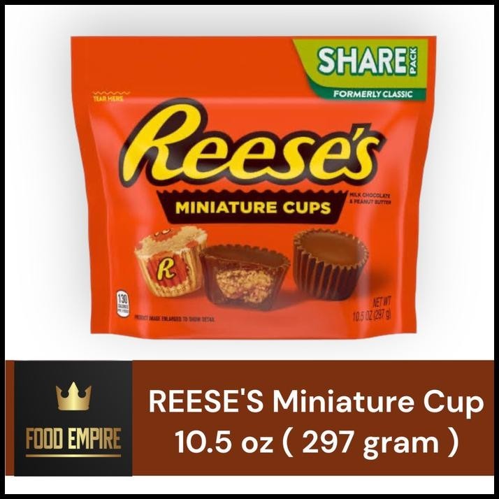 

Reese'S Miniature Cups 10,5 Oz | Reeses Milk Chocolate & Peanut Butter