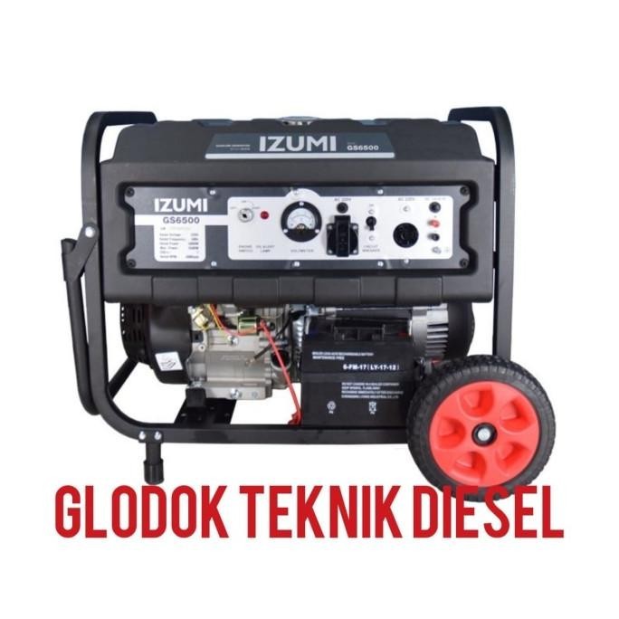 Izumi Genset Bensin 5000 Watt W ( Generator Listrik ) Gs-6500 Premium Berkualitas