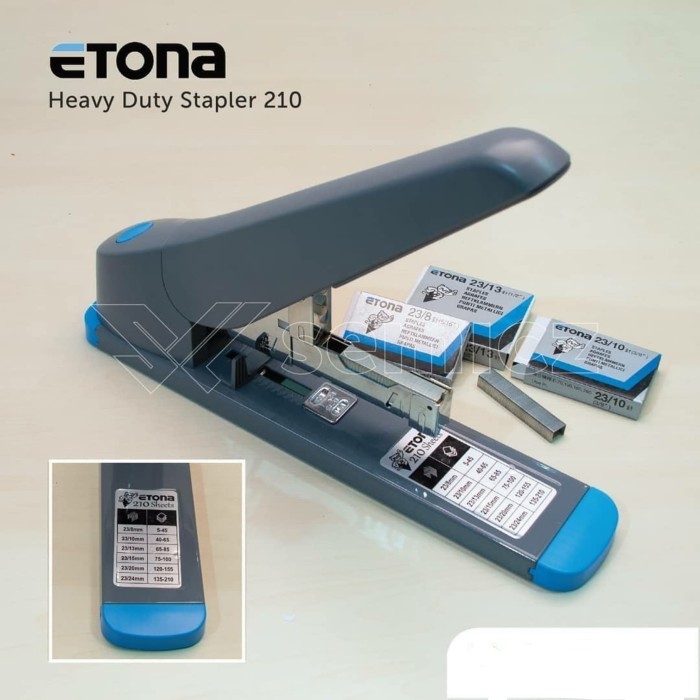 

Stapler Etona 210 Heavy Duty/ Stapler Besar 200 Lbr + Bonus Isi 2