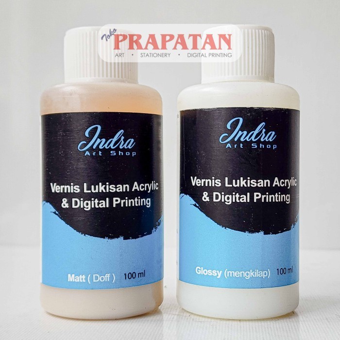 

Ready Indra Acrylic Varnish 100ml Varnish Cat Akrilik